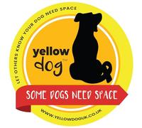 Yellow Dog UK Car Window decal/sticker - Let others know your dog needs space