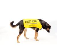 Yellow Dog UK Dog Vest - "I NEED SPACE" (Large)