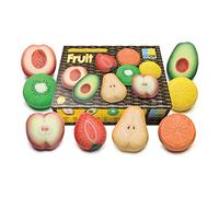 Yellow Door Fruit Sensory Play Stones | Pretend play food set | toy play food | role play cooking and baking | mud kitchen toys and accessories | for boys girls aged 2 3 4 5 | outdoor learning