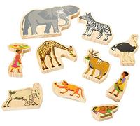 Yellow Door Handa’s Surprise Character Set | Storytelling | Traditional Tales | Set of 10 Story Book Play Characters | Early Educational Toy for kids age 2 3 4 5 | Literacy Wooden Toys | Bookish Play