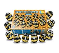 Yellow Door Honey Bee Number Stones | Early Maths | Bees Number Bonds | Maths for ages 2 3 4 5 |Addition Subtraction |Subitising | Early Educational Toys for Counting 1-10 | Sequences Numerals