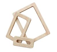 Yellow Door Natural Focus Frames | Set of 3 FSC Wooden frames in 3 sizes | Nature Play | Forest School for kids age 2 3 4 5 | Outdoor Early Educational Toys | transient art |outdoor investigators