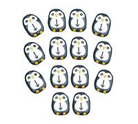 Yellow Door Pre-Coding Penguins| Set of 18 Stone Penguins | Early Educational Learning Toys | STEM | Coding for Kids Age 2 3 4 5 | Problem Solving, sequencing, positional and Directional Language