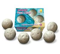Yellow Door Roll Around Feel Calm |Six Wellbeing Mindful Playdough Roller Balls |Early Educational Learning |Sensory Spheres |Fine Motor Skills |Stamp and Roll in Playdough Clay Sand |Durable Outdoors