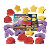 Yellow Door Scenery Stones: Fairy Tale Play | Set of 18 Stones |Toadstools, Rainbows, Stars | Small World Pretend Play| Imaginative Play Kids Age 2 3 4 5| Outdoor Learning | Miniature Model Landscapes