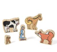Yellow Door The Gingerbread Man Character Set| Storytelling | Traditional Tales | Story Book Play Characters | Early Educational Toy for kids age 2 3 4 5 | Wooden Toys | Literacy | Bookish Play