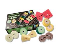 Yellow Door Threading Kebabs Sensory Play Stones | Pretend play food set | toy food | role play cooking | mud kitchen toys and accessories | kids aged 2 3 4 5 | outdoor learning | Fine motor skills