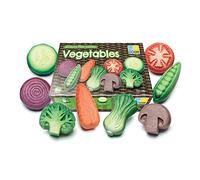 Yellow Door Vegetables Sensory Play Stones | Pretend play food set | toy play food | role play cooking and baking | mud kitchen toys and accessories | for boys girls aged 2 3 4 5 | outdoor learning