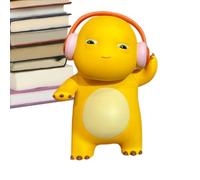 Yellow Dragon Figures - Cartoon Model Decoration, Multipurpose Decorative Miniature Character Figurine | Long Lasting Cute Cartoon Dragon Model for Kids Adults Boys Collectibles Room Decor Desktop