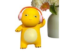 Yellow Dragon Miniature | Desk Cartoon Figurines,Decorative Cartoon Character Miniature, Cute Cartoon Model Decoration For Kids, Adults, Boys