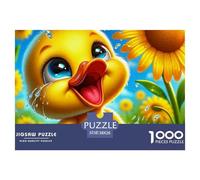 Yellow Duck 1000 Piece Adults Puzzle Kids Age Games Gifts Birthday Animal Home Decoration Decompression 38x26cm/1000pcs
