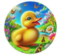 Yellow Duck 1000 Piece Jigsaw Puzzle for Women, Men Little Duckling Brainteasing Jigsaws Educational Games Creativity & Gift Giving 1000pcs (67.5x67.5cm)