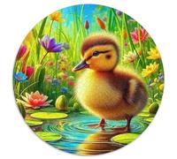 Yellow Duck 1000 Piece Jigsaw Puzzle for Women, Men Little Duckling Challenging Puzzles Educational Games Creativity & Gift Giving 1000pcs (67.5x67.5cm)