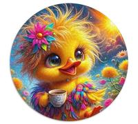 Yellow Duck 1000 Piece Jigsaw Puzzle for Women, Men Little Duckling Colourful Jigsaws Challenge Games Great Gift 1000pcs (67.5x67.5cm)