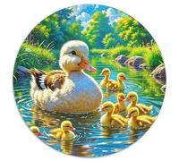Yellow Duck 1000 Piece Jigsaw Puzzle for Women, Men Little Duckling Colourful Jigsaws Educational Games Fun Present & Activity 1000pcs (67.5x67.5cm)