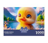 Yellow Duck 1000 Piece Jigsaw Puzzles Handwork Puzzle Educational Challenge for Challenging Family Activity Games Colorful for Home Decor Gifts 38x26cm/1000pcs