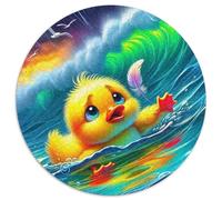 Yellow Duck 1000 Piece Round Puzzles Jigsaw for Adults Gift for Family Colorful for And Home Decor Creative for Teenagers And Adults 1000pcs (67.5x67.5cm)