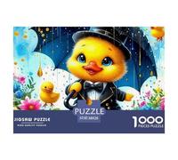 Yellow Duck 1000 Pieces Jigsaw Puzzles For Adults Family Challenge Toys Stress Relieving Entertainment Exercise The Memory of The Brain for The Whole for Women, Gifts for Men 38x26cm/10