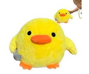 Yellow Duck - 11.81x7.87x7.87 Inches, Plush D Pillow, E Shape Full Filled | Good Elasticity Hugger Toy, Plush Toy For Kids Decoration, Yellow Duck Stuffed D Pel