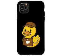 Yellow Duck Barista Animal Lover Coffee Zoo Boys Girls Kids Case for iPhone 11 Pro Max