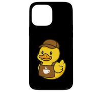 Yellow Duck Barista Animal Lover Coffee Zoo Boys Girls Kids Case for iPhone 13 Pro Max
