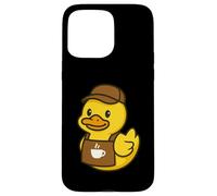 Yellow Duck Barista Animal Lover Coffee Zoo Boys Girls Kids Case for iPhone 15 Pro Max