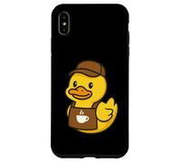Yellow Duck Barista Animal Lover Coffee Zoo Boys Girls Kids Case for iPhone XS Max