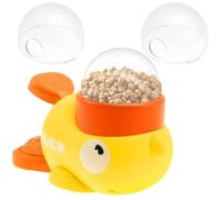 Yellow Duck Dog Interactive Treat Dispenser Toy Anti-slip ABS Cat Slow Feeder Toy Robust Non-Toxic For Enrichment and Entertainment Dogs Treat Puzzle Feeder