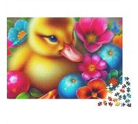 Yellow Duck Jigsaw Puzzle Adults Family Game 1000 Pieces Stress Relief Entertainment Durable Material 38x26cm/1000pcs
