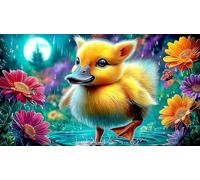 yellow-duck Jigsaw Puzzles for Adults: 1000-Piece Recycled Cardboard Decoration 38x26cm/1000pcs