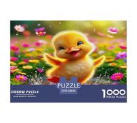 Yellow Duck Jigsaw Puzzles for Adults Kids 1000 Piece Great Gifts Challenge Toy Educational Games Wall Hanging Art Family Night 38x26cm/1000pcs