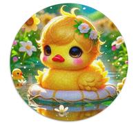 Yellow Duck Jigsaw Puzzles Puzzle for Adults Kids. 1000 Piece Great Gifts Challenge Toy Educational Game Home Decoration for Adults& Kids Age 14 Years Up 1000pcs (67.5x67.5cm)