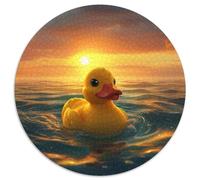 Yellow Duck Jigsaw Puzzles Puzzle for Adults Kids. 1000 Piece Impossible Challenge Toy Educational Games Home Decoration for Educational Games Gifts 1000pcs (67.5x67.5cm)