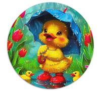 Yellow Duck Jigsaw Puzzles Puzzle for Adults Kids. 1000 Piece Impossible Challenge Toy Educational Games Home Decoration for Educational Games Gifts 1000pcs (67.5x67.5cm)