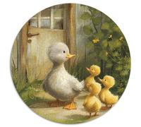 Yellow Duck Jigsaw Puzzles Puzzle for Adults Kids. 1000 Pieces Great Gifts Challenge Toy Educational Games Home Decoration for Educational Games Gifts 1000pcs (67.5x67.5cm)