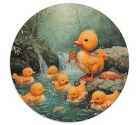 Yellow Duck Jigsaw Puzzles Puzzle for Adults Kids. 1000 Pieces Impossible Challenge Toy Educational Games Home Decoration for Educational Games Gifts 1000pcs (67.5x67.5cm)
