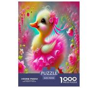 Yellow Duck Jigsaw Puzzles Puzzles for Adults Kids.1000 Pieces cartoon animals Impossible Challenge Toy Educational Games Home Decoration for Adults& Kids Age 14 Years Up 70x50cm/1000pcs