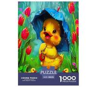 Yellow Duck Jigsaw Puzzles Puzzles for Adults Kids.1000 Pieces cartoon animals Impossible Challenge Toy Educational Game Home Decoration for Educational Games Gifts 38x26cm/1000pcs
