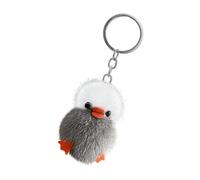 Yellow Duck Keychain Soft Duck Shape Cute Mini Cartoon | Keychain Bag Ornaments for Kids Backpack Bag Charm Car Rearview Mirror Dangling Ornament Child Stroller Nursery Decor