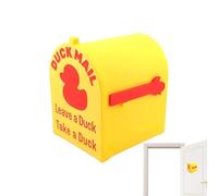 Yellow Duck Mailbox Decor,Funny Duck Mail Magnet - Outdoor Decor for Winter Family Birthday Kids Party Graduation Fall Christmas Halloween Swimming Cruising