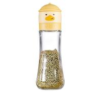 Yellow Duck Pepper Mill - Salt and Grinder, Coffee Bean Crusher | 200ml Volume, Compact Handheld Design, Easy Refill System, Multipurpose Culinary Accessory with Tabletop Cooking Home Use