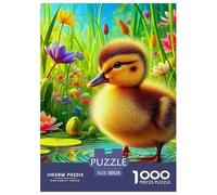 Yellow Duck Puzzles 1000 Piece for Adults And Kids Cute Duck Challenge High Difficulty Impossible Puzzle Toys Relaxing Decor Gift Beautiful Decoration 38x26cm/1000pcs