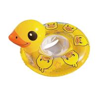 Yellow Duck-Shaped Children's Swimming Ring, Inflatable Pool Floats Baby, Yellow Duck-Shaped Float With Handles, Comfortable Fit, Easy To Use, Perfect For Summer Travel, Lake