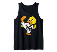 Yellow Duck Taekwondo Animal Lover Karate Boys Girls Kids Tank Top