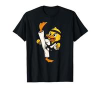Yellow Duck Taekwondo Karate Animal Lover Boys Girls Kids T-Shirt