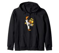 Yellow Duck Taekwondo Karate Animal Lover Boys Girls Kids Zip Hoodie