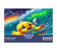 Yellow Duck1000Piece JigsawPuzzleAnimal ForAdult Colourful Brainteasing Age12+byth Challenging The Impossible Difficult Game Brainteasing Adults Jigsaw Puzzle 38x26cm/1000pcs