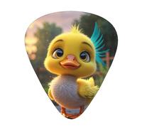 yellow duckling Printed pick set - 12 pieces, thin, medium and thick guitar picks, suitable for guitar, bass, electric guitar and ukulele