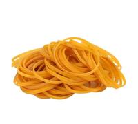 Yellow Elastic Rubber Elastic Bands, Rubber Elastic Bands Yellow Multiple Sizes Pack of 50(60x5mm)