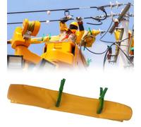 Yellow Electl Safe Blanket, Portable Ilated Blanket/Eva Resin Electl Safe Mats for Distribut Room Live Working, with Two Ilating Clips(5KV,100x100cm/39.4x39.4in)